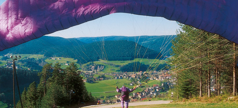 Paragliding auf dem Stöckerkopf