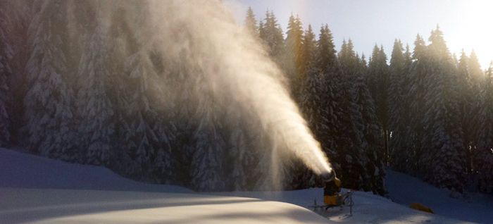 Schneekanone am Vogelskopf